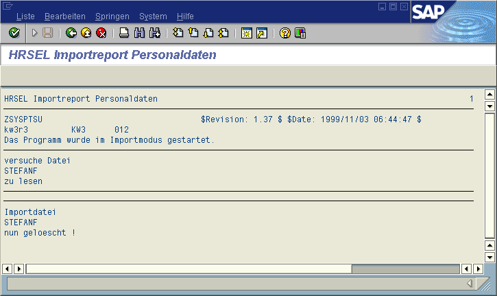 zsysptst Protokoll Teil 1